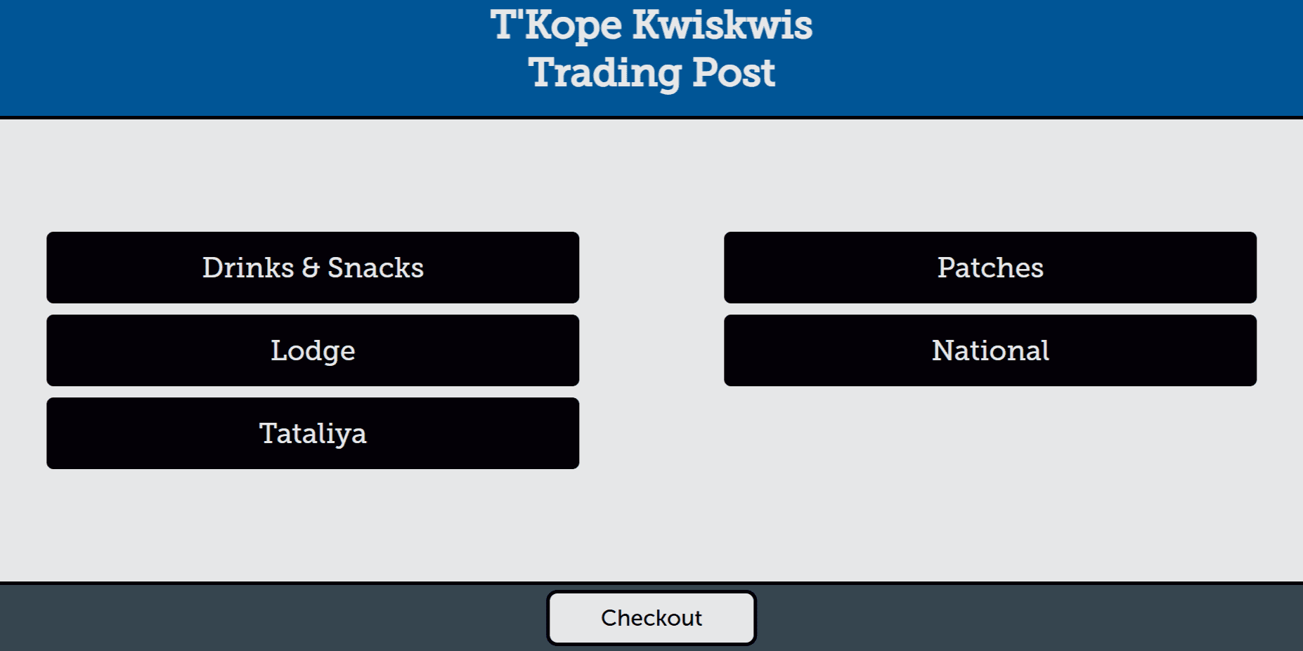 Trading Post Web App